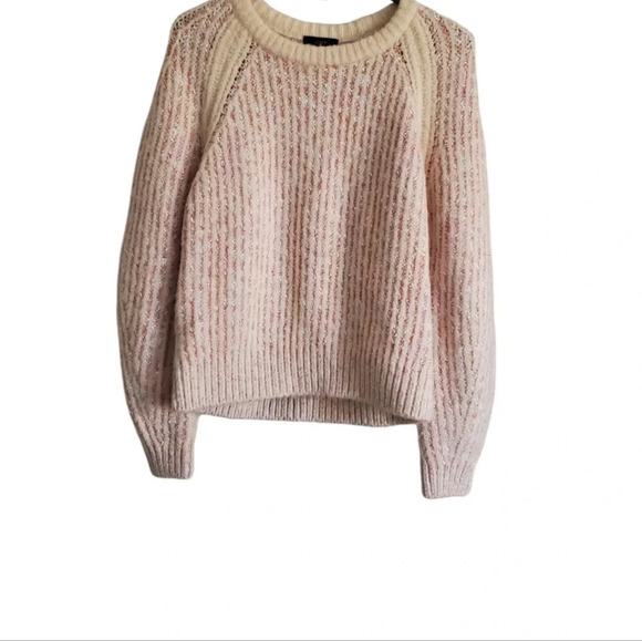 J.Crew wool blend pastel multi color womans sweater, size small - Picture 2 of 7